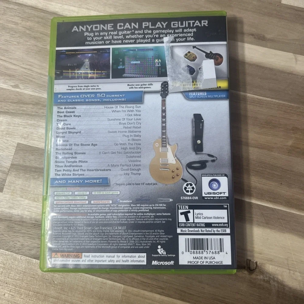 Rocksmith - Best‎ Buy Edition (Microsoft Xbox 360, 2011) - Tested